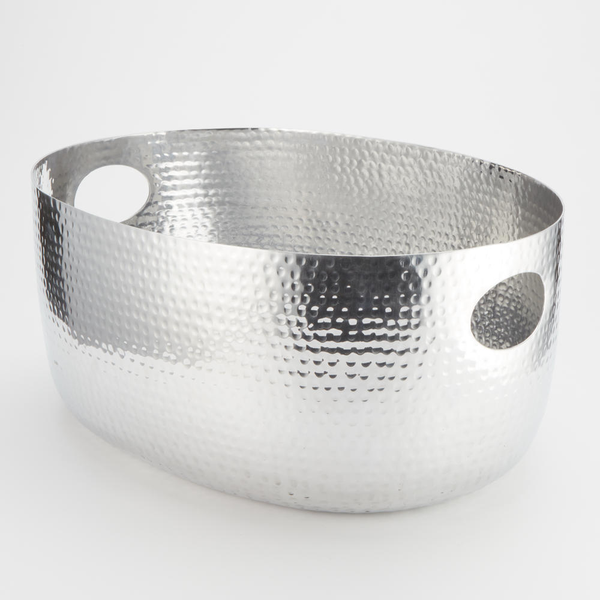 Hammered Aluminum Beverage Tubs and Trays