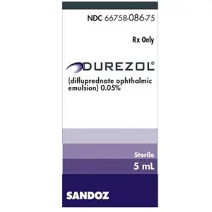 Durezol .05% Drops Sandoz NDC 6675808675