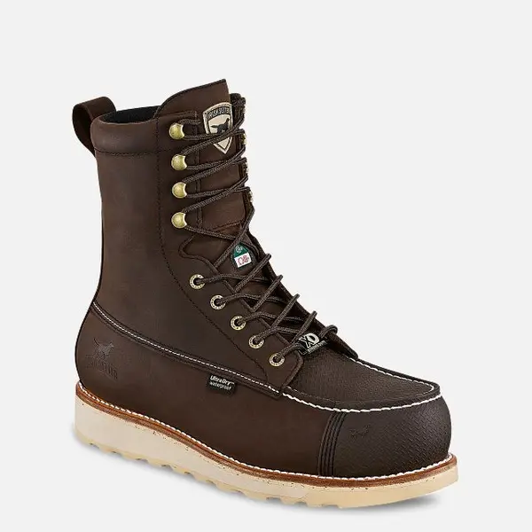 IRISH SETTER 83892 - Wingshooter XD Men's 8" Waterproof Safety Toe Leather CSA Boot - Dark Brown