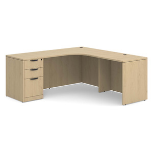 CLALD1003 Right 71"x71" Classic L-Shape Desk- Maple