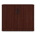 PL113 35"W DOUBLE DOOR CABINET- Mahogany