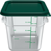 Carlisle 1195107 StorPlus Clear 4 qt Square Food Storage Contain