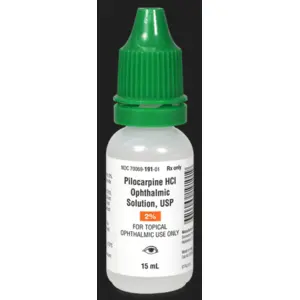 Pilocarpine,  2% 15mL HCL Somerset NDC 70069019101