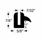 7/8" Window Weatherstrip