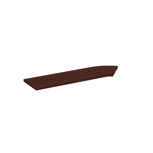 PBTC42L 42" CORNER TRANSACTION TOP LEFT - Mahogany