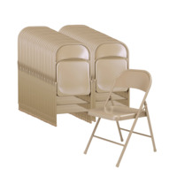 NPS 901 Basics by NPS® 900 Series All-Steel Folding Chair, Pack of 4