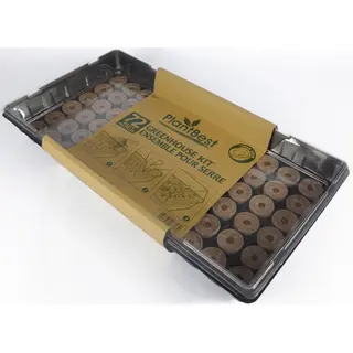 35mm Coconut Coir Pellet Seed Starting Greenhouse Kit
