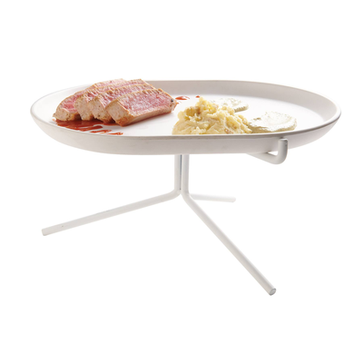 Cal-Mil 22014-7-15 13-1/4"W x 11-1/4"D x 7"H Riser Platter Stand