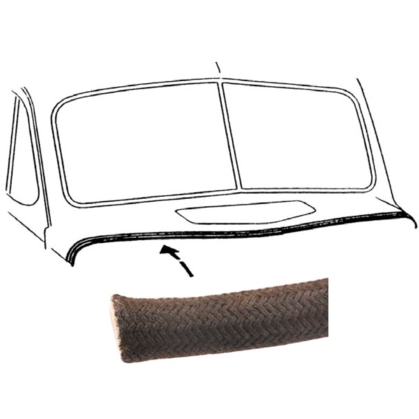 1940 1941 1942 1946 Chevy GMC TRUCK Hood Lace Rubber w Clips Kit Panel Suburban