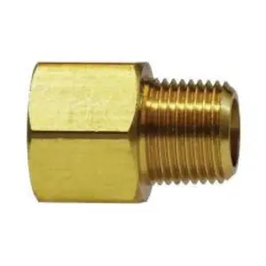 Extender Adapter, 3/4-in FNPTF x 3/4-in MNPTF, 1.69 in, Brass