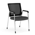 Propel Guest Chair - Black Mesh Back with Charcoal Seat