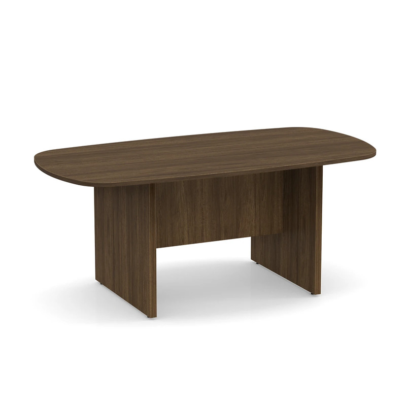 Classic Arena Conference Table 6 Ft - Modern Walnut
