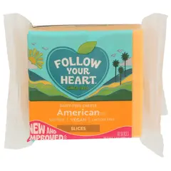 CHEESE VEGAN AMERICAN SLICES | 11/7 OZ