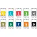 Original COL'R'TAB® Numeric 11050 Label Rolls
