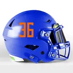 1 Color Custom Font Die Cut Number Decals
