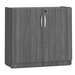 PL154 30"H BOOKCASE- Coastal Gray