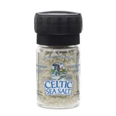 Mini Light Grey Salt Grinder 1.8 oz