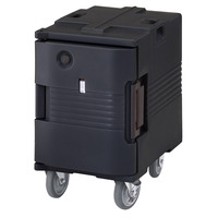 Cambro UPCHW400110 Camcarrier Heated Ultra Pancarrier w/ Swivel & Fixed 6" Casters