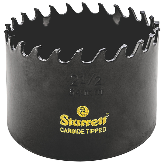 STARRETT CT212 2-1/2'' (64mm) Triple Chip Tungsten Carbide Hole Saw
