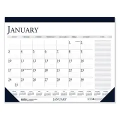 HOD164 HOUSE OF DOOLITTLE RECYCLED CALENDAR DESK PAD W/LARGE NOTES SECTION 22" X 17"1/EA
