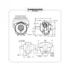 Cast Iron 150 PSI Solid Shaft CW Reverse Rotation Pump