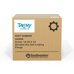 Tacony - X8209S - Screw, 1/4-20 X 1/2 Serrated Hex Self Locking Flange