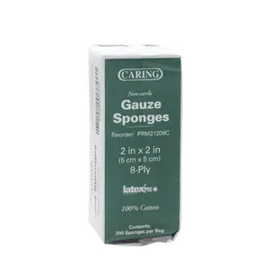 Gauze Sponge 2x2 8ply NS      200/BG  PRM21208C
