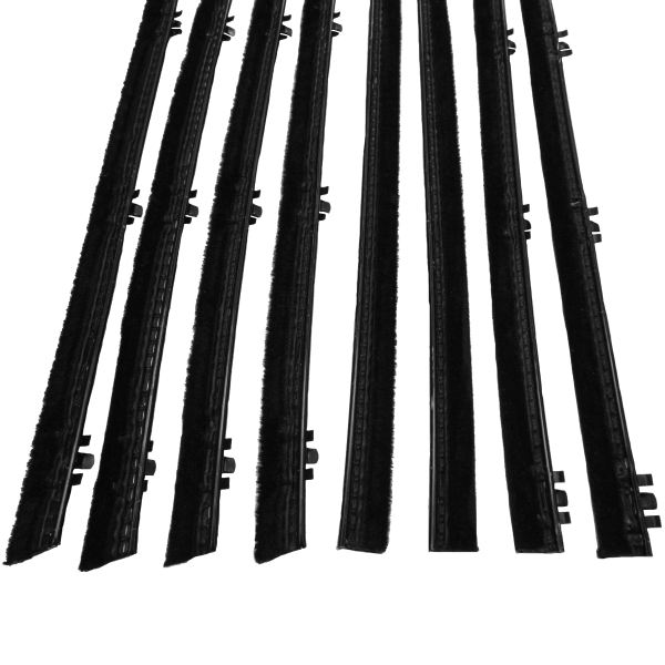 8-Piece Window Sweeper Weatherstrip Felt Kit For 1966-1967 Buick Riviera