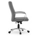 14010CHRGRY0509 - WREN EXECUTIVE CHAIR- Chrome & Gray