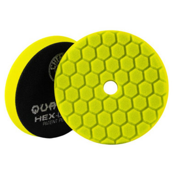 5" Yellow Hex-Logic Quantum Heavy Cutting Pad