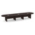 16' Classic Racetrack Conference Table with Panel Base - Espresso