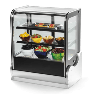 Vollrath 40863 Cubed Glass Countertop Refrigerated Display Cabinet 48"