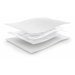 Novipax 100920715 Food Prep Pad, 6" x 7", White, 1000 per pack