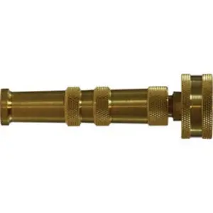 Crossed Pattern Nozzle, 3/4-in Female Garden Hose Threaded, Brass