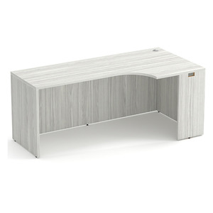 PL182R 71" PORKCHOP CREDENZA-RIGHT- SILVER BIRCH