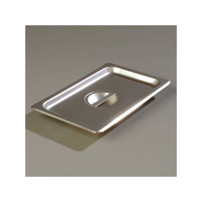 Carlisle 607140C DuraPan Stainless Steel 1/4 Size Solid Cover