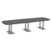 PALAR7638N - 12ft. Arena Conference Table with Brushed Palmer Base