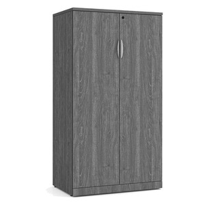 PL151 TWO DOOR 65"H STORAGE CABINET- Newport Gray
