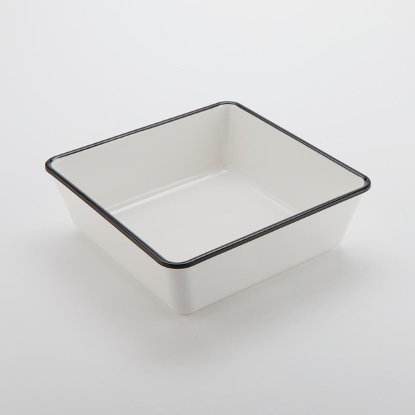 Rimmed Melamine Bowls & Platters