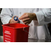  San Jamar KPP196RD 6 Qt Red Suds Pail