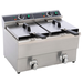 FSE DF-12L/2 Electric Countertop Deep Fryer with 25 Pounds Doubl