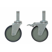Quantum WR-00H Casters Set of (4) 5" Swivel (2 with Brakes)