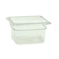 Thunder Group Plpa8164 1/6-Size 4"D Polycarbonate Food Pan | Cook's Direct