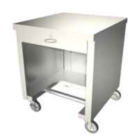 Duke Manufacturing 306-25PG Aeroserv Cashier Stand Unit 24-1/2"L