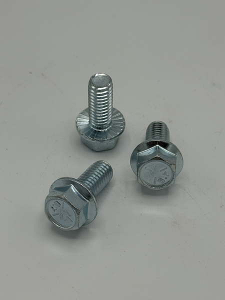 1/2" - 13 X 1 1/2" IFI-111 SERRATED HEX FLANGE SCREW SAE J429 GR 5 ZINC TRIVALENT CLEAR