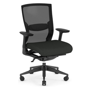 3702 TASK CHAIR - BLACK FRAME, EBONY SEAT BLKSM60999BLN04