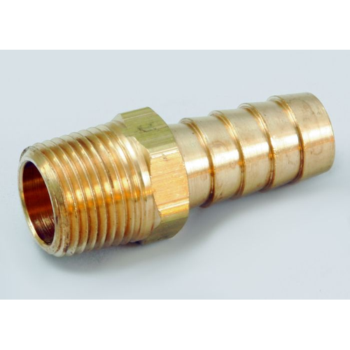 Fitting-Dbl 3/8Mpt 3/8Ho Brass