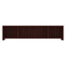 PL2044OH 71"W WALL MOUNT OPEN HUTCH- Mahogany