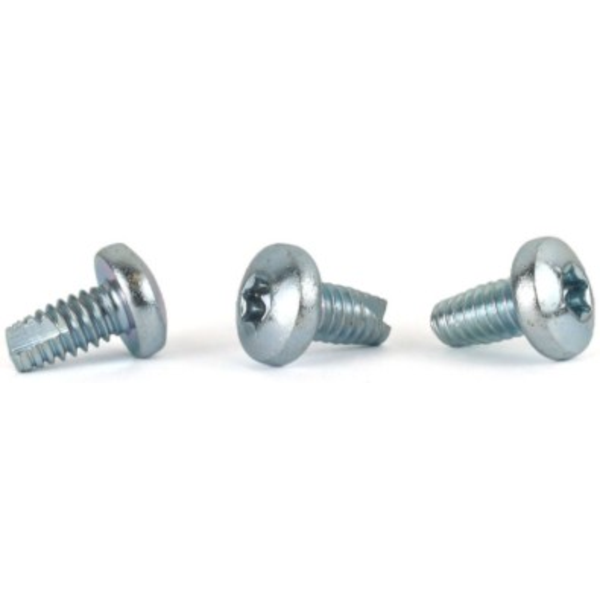 M5 - 1.23 X 25MM 6 LOBE PAN HEAD THREAD CUTTING SCREW TYPE 23 STEEL CASE HDND ZINC CLEAR