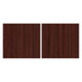 PL44LDLOCK - PAIR LAMINATE HUTCH DOORS W/LOCK - Mahogany